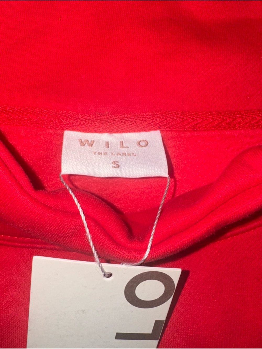 Wilo the label NWT Sporty Red Sweatshirt & Shorts Set size small - Picture 8 of 9